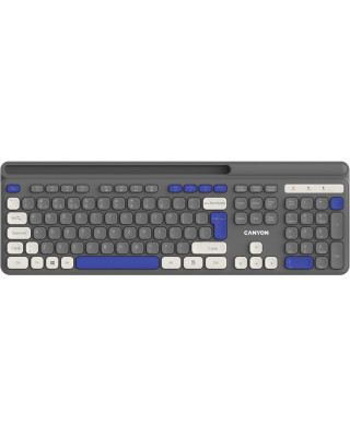 Клавиатура Canyon HKB-W03 Wireless UA Grey (CNS-HKBW03DG)