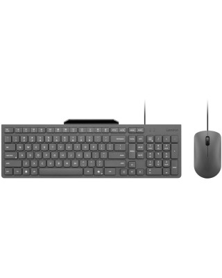 Комплект проводной Lenovo 310 UA USB Luna Grey (GX31R09776)