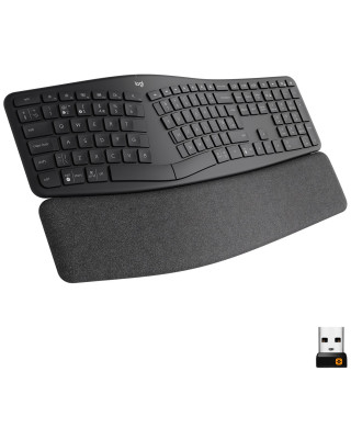 Клавиатура Logitech ERGO K860 Bluetooth/Wireless UA Black (920-010108)