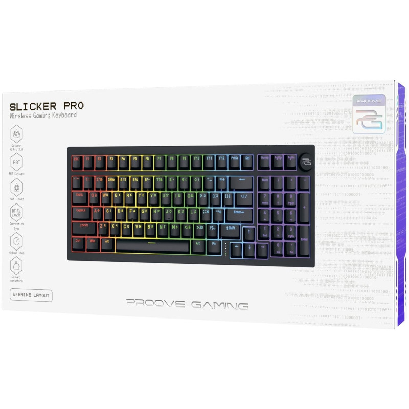 Клавиатура Proove Gaming Slicker Pro Black
