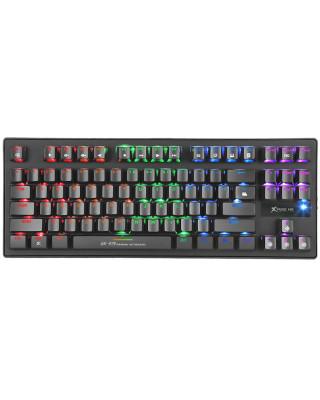 Клавиатура Xtrike ME GK-979 5 colors-LED Mechanical Red Switch USB Black (GK-979)