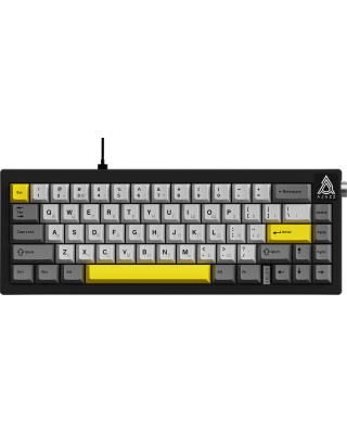 Клавиатура Ajazz AK650 Moon Yellow Switch Black USB-C (AK650-MY-GWY)