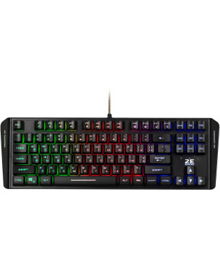Клавіатура 2E KG355 LED Gaming black (2E-KG355UBK)