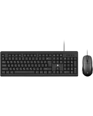 Kомплект 2E MK401 USB EN/UKR Black (2E-MK401UB_UA)