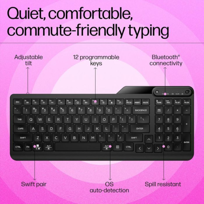 Клавиатура HP 460 Multi-Device key (7N7B8AA)