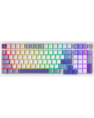 Клавіатура Proove Gaming Slicker Wireless Keyboard White (EN + UA) (WKSL00022402)