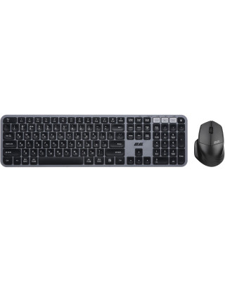  Комплект 2E MK440 WL BT EN/UKR Grey (2E-MK440WBGR_UA)