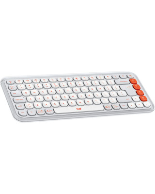 Клавиатура Logitech POP Icon Keys Bluetooth UA Off-White (920-013072)