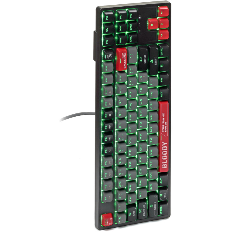 Клавіатура A4Tech Bloody S87 BLMS Red Plus Switch Energy Red (S87 Energy Red)