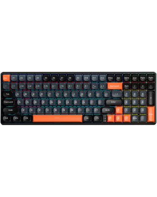 Клавиатура Aula S100 Wired keyboard Brown switch Black EN/UA (6948391203157)