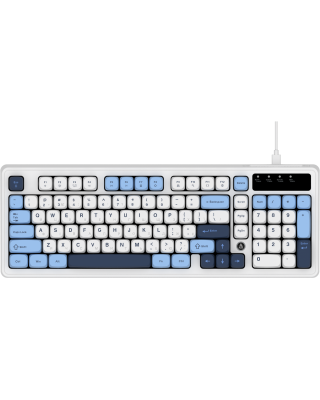 Клавиатура Ajazz AF98 Black USB-C Glacier Blue (AF98-GB)