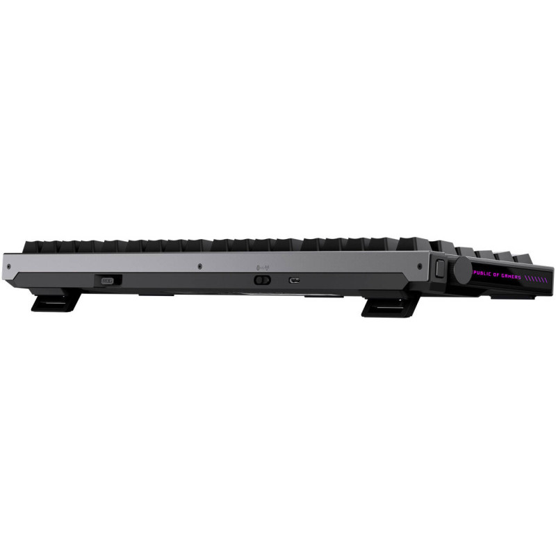Клавіатура Asus ROG Strix Morph 96 NX Snow V2 Wireless (90MP04IF-BKMA03) Black