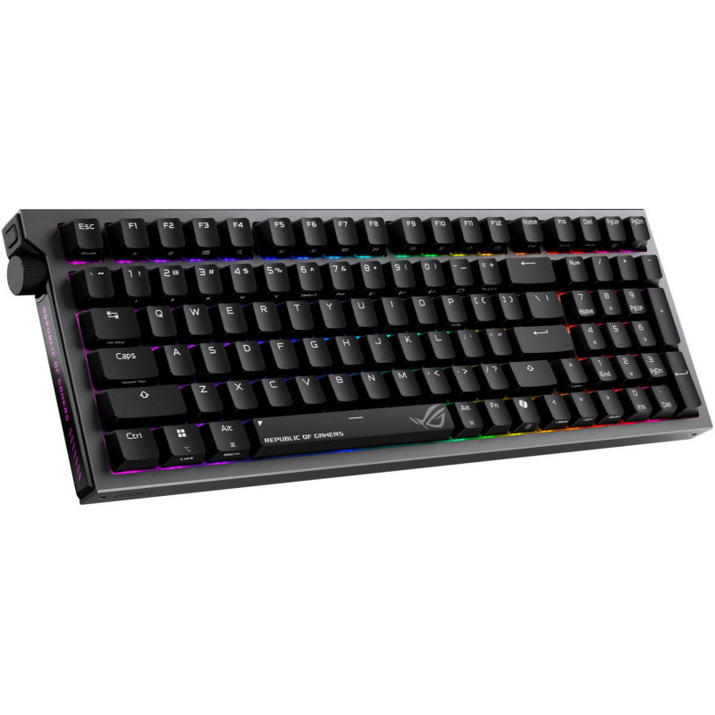 Клавіатура Asus ROG Strix Morph 96 NX Snow V2 Wireless (90MP04IF-BKMA03) Black
