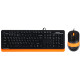 Комплект A4Tech F1010 Orange