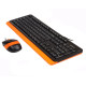 Комплект A4Tech F1010 Orange