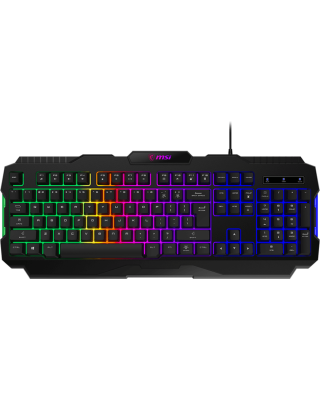 Клавиатура MSI FORGE GK100 Black (S11-04UA221-HH9)