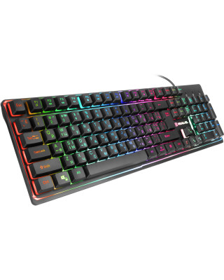 Клавиатура REAL-EL Comfort 7011 Backlit Ukr Black (EL123100043)