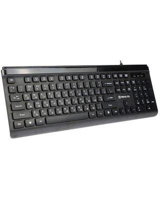 Клавиатура REAL-EL Comfort 7085 Ukr Black (EL123100032)