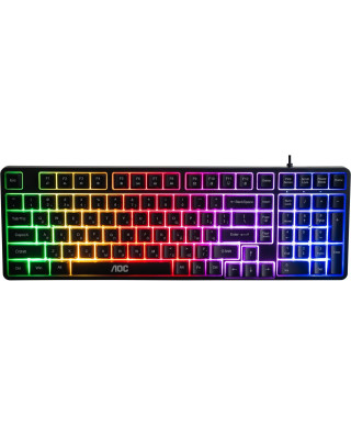 Клавиатура AOC GK116B LED USB UA Black (GK116B/97)