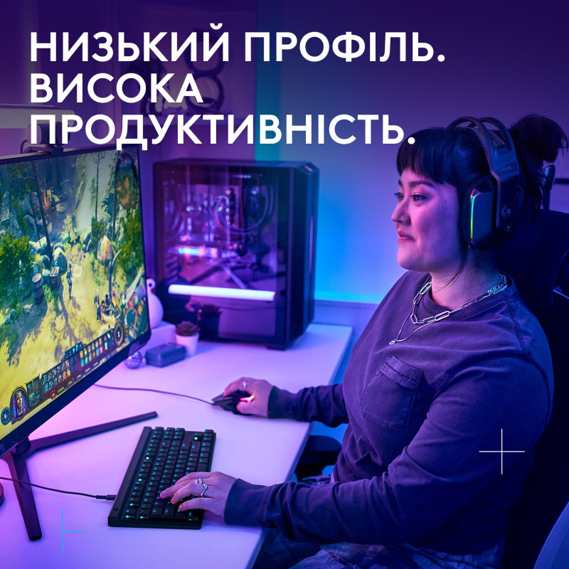 Клавиатура Logitech G515 TKL Mechanical Tactile Wireless (920-012872) Black