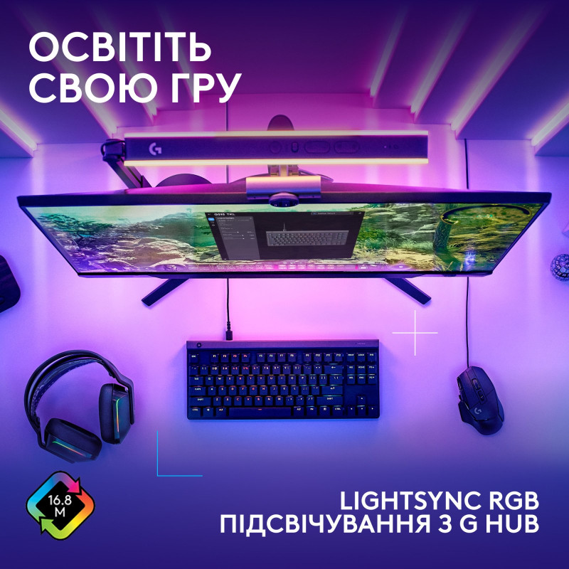 Клавиатура Logitech G515 TKL Mechanical Tactile Wireless (920-012872) Black
