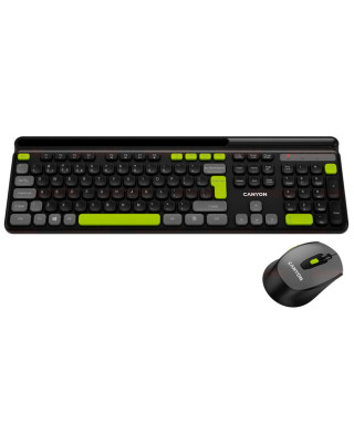 Комплект Canyon HSET-W5 Wireless UA Black (CNS-HSETW5BK)
