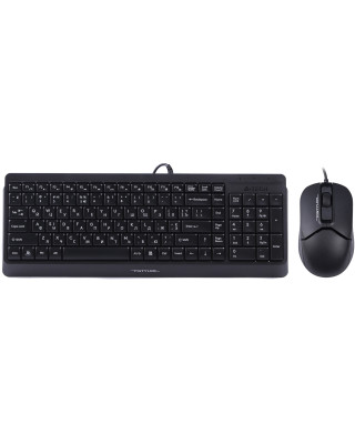 Комплект A4Tech F1512 Black USB