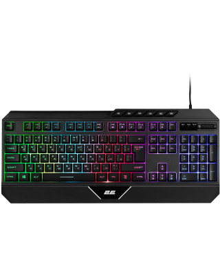 Клавиатура 2E GAMING KG315 RGB USB Black Ukr (2E-KG315UBK)
