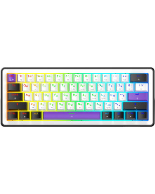 Клавиатура HATOR Hellyberry HK60 White-Violet