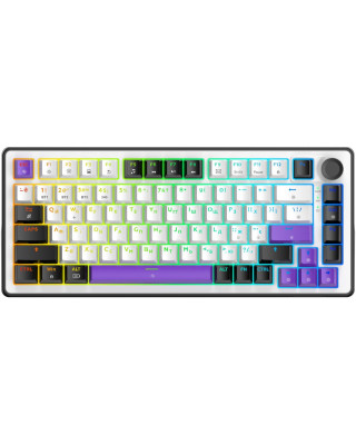 Клавиатура HATOR Hellyberry HK75 wireless White-Violet