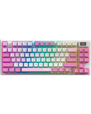 Клавиатура MSI FORGE GK600 TKL W VIOLET UA (S11-43UAQ01-HH9)