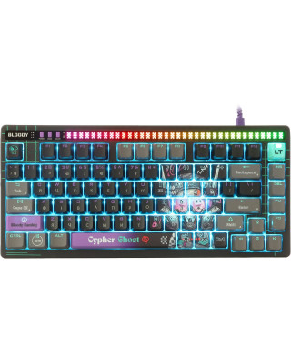 Клавиатура A4Tech Bloody AT75 Alpha Optical Switch Cypher Ghost RGB USB Black