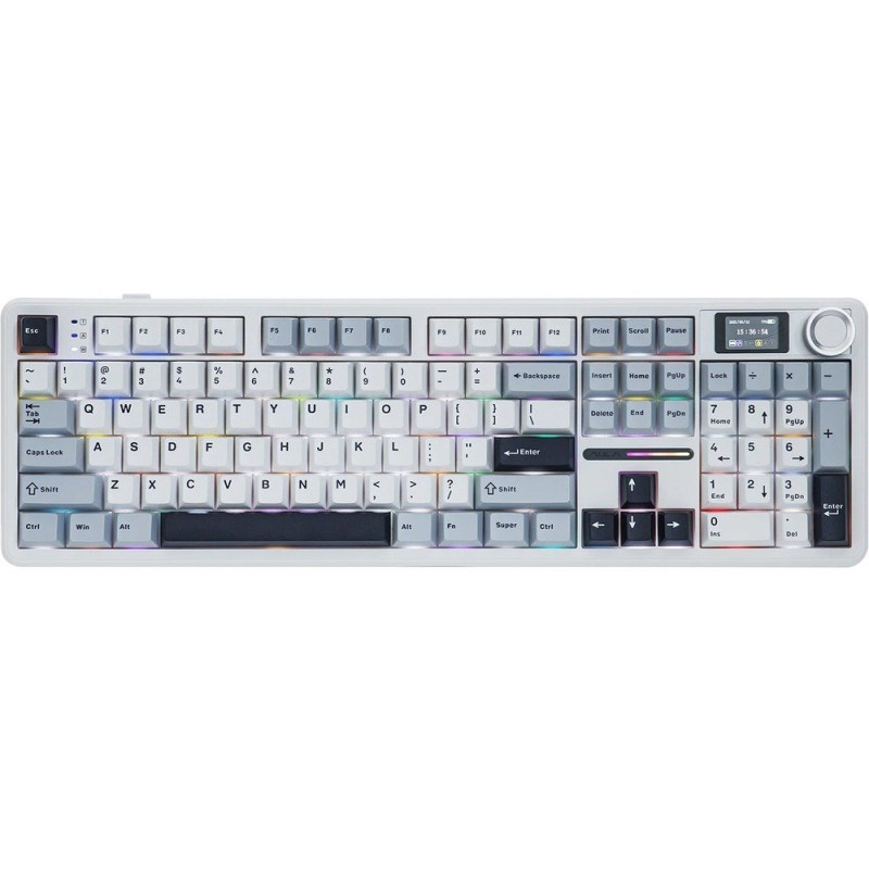 Клавіатура Aula F108 Pro White (6978080501318)