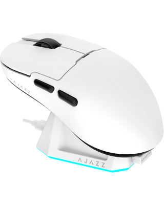 Мышка Ajazz AJ159P MC Wireless 3 Mod Charging Dock (AJ159P-MC-W) White