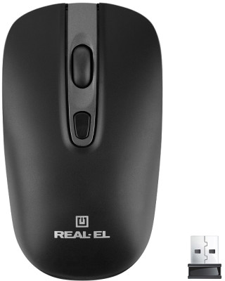 Мишка REAL-EL RM-350W Black (EL123200043)