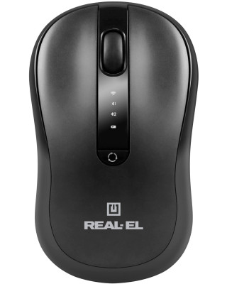Мишка REAL-EL RM-450W Black (EL123200046)