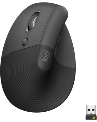 Мышка Logitech Lift Left Vertical Ergonomic Wireless/Bluetooth Graphite (910-006474)