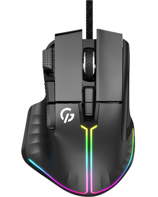 Мишка GamePro GM500B RGB USB Black (GM500B)