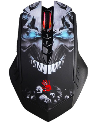 Мышка A4Tech R80 Plus Bloody (Skull) Black USB