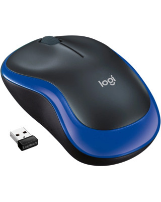 Мышь LOGITECH Cordless M185 Blue (910-002239)