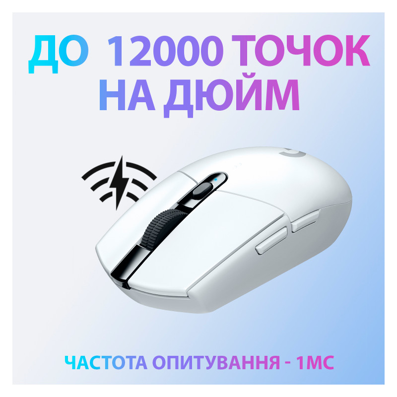 Мышка Logitech G305 Lightspeed White (910-005291)