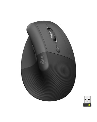 Мышка Logitech Lift Vertical Ergonomic Wireless/Bluetooth Graphite (910-006473)