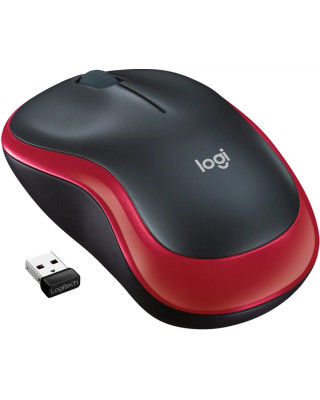 Мышь LOGITECH Wireless Mouse M185 RED,EER2 (910-002240)