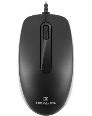 Миша REAL-EL RM-215 Black (EL123200037)