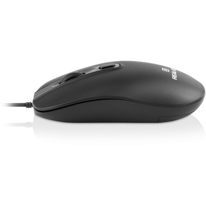 Мышь REAL-EL RM-222 Black (EL123200040)