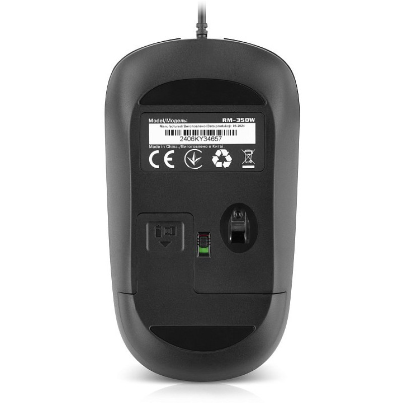 Мышь REAL-EL RM-222 Black (EL123200040)