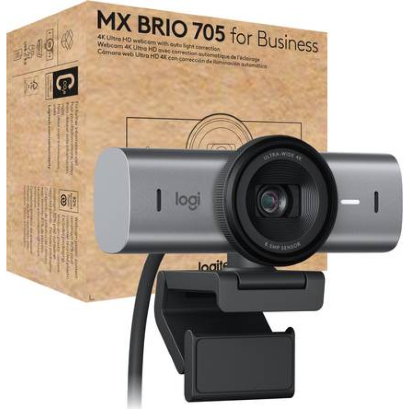 Веб-камера Logitech MX Brio 705 Graphite (960-001530)