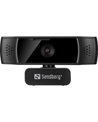 Веб-камера Sandberg Autofocus DualMic Full HD Stereo microphone (134-38)