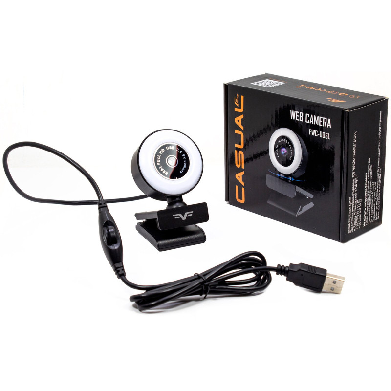 Веб-камера Frime FWC-005L FHD Black