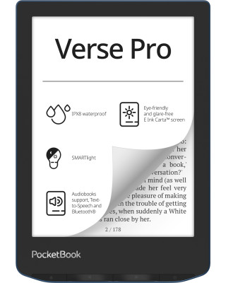 Електронна книга PocketBook 634 Azure (PB634-A-CIS)